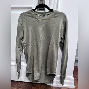 Bassike green sweatshirt size XS